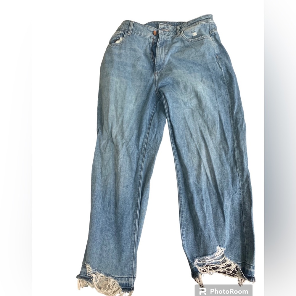 DL 1961 cropped High Rise Jeans